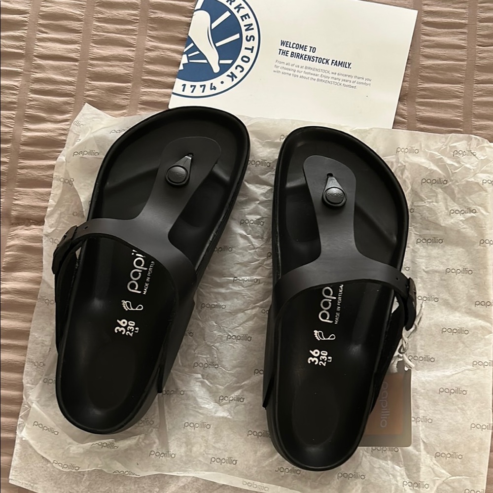 Birkenstock Papillio Black Slides